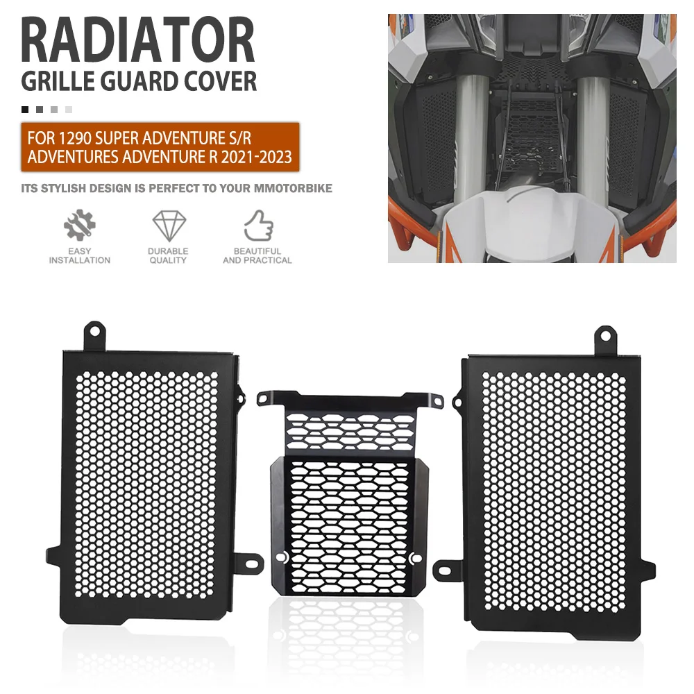 Radiator Guard For 1290 Super Adventure S/R AdventureS Adventure R 2021 2022 2023 Motorcycle Radiator Grille Cover Protector
Radiator Guard For 1290 Super Adventure S/R AdventureS Adventure R 2021 2022 2023 Motorcycle Radiator Grille Cover Protector