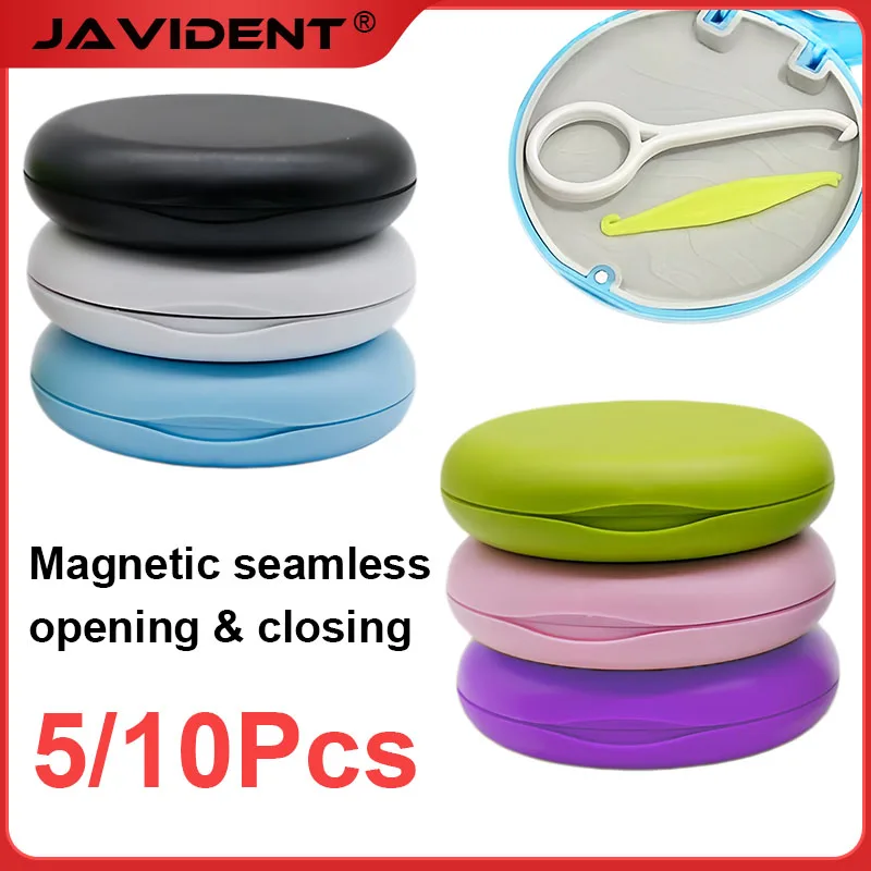 5/10Pcs Orthodontic Retainer Case Portable Clear Aligner Case Round Portable Case with Magnetic Closure Designed for Dental Use
5/10Pcs Orthodontic Retainer Case Portable Clear Aligner Case Round Portable Case with Magnetic Closure Designed for Dental Use
