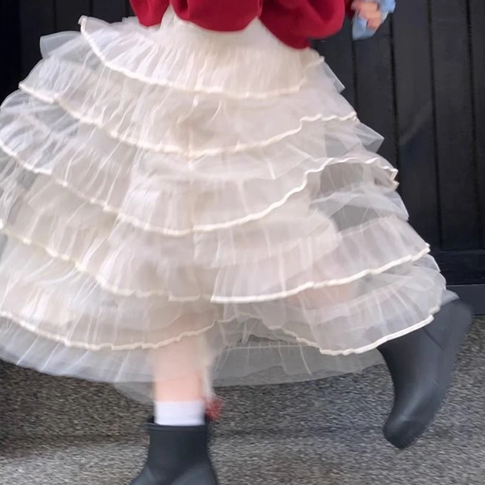Dreamy ballet mesh fluffy cake skirt for women in spring 2025 French romantic layering high waist slimming skirt
Dreamy ballet mesh fluffy cake skirt for women in spring 2025 French romantic layering high waist slimming skirt
