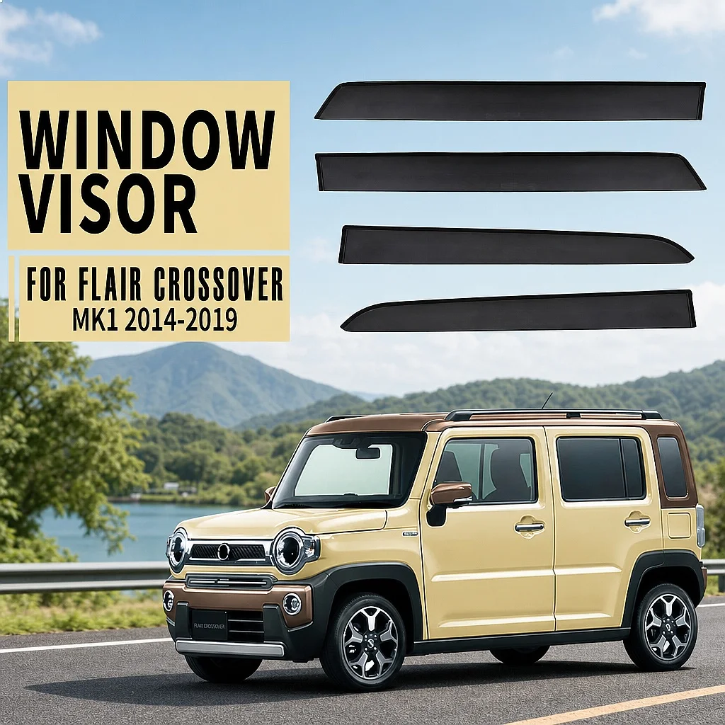 For Mazda Flair Crossover 2014-2019 Car Window Visor Rain Sun Shade Side Deflector Auto Accessories
For Mazda Flair Crossover 2014-2019 Car Window Visor Rain Sun Shade Side Deflector Auto Accessories