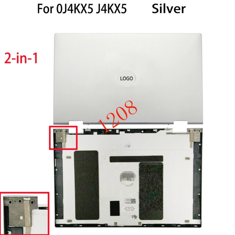 Серебристая задняя крышка 2-в-1 0J4KX5, верхняя задняя крышка для Dell Inspiron 13 7000 7300 7306
Серебристая задняя крышка 2-в-1 0J4KX5, верхняя задняя крышка для Dell Inspiron 13 7000 7300 7306