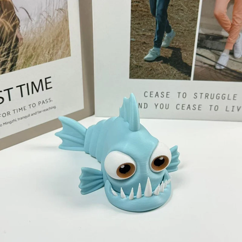 New 3D Printing Cute Piranha Statue Creative Desktop Ornament Mini Animal Toy Office Home Decor Creative Gift
New 3D Printing Cute Piranha Statue Creative Desktop Ornament Mini Animal Toy Office Home Decor Creative Gift