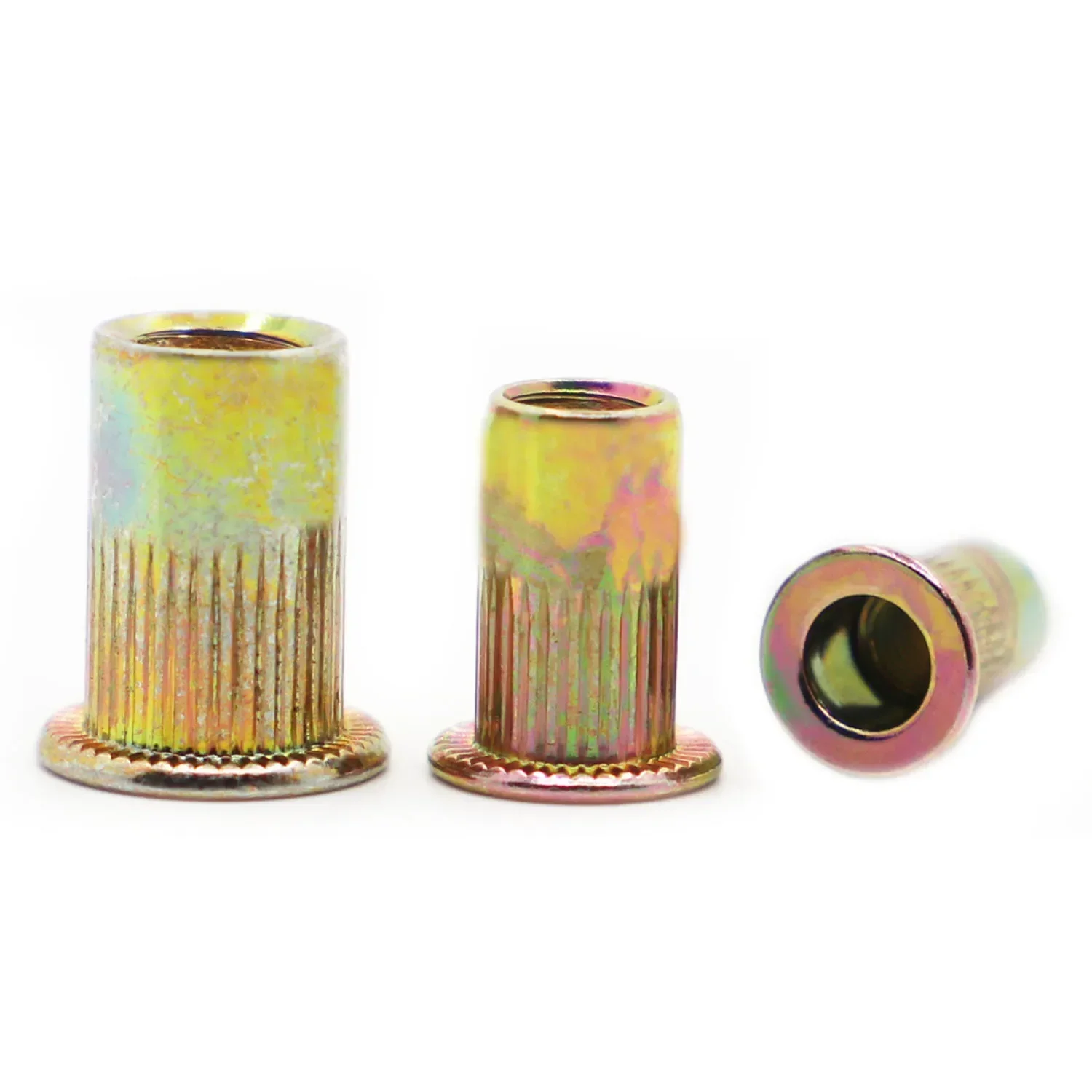 M3 M4 M5 M6 M8 M10 M12 Color Zinc Plated Steel Knurled Nuts Rivnut Flat Head Threaded Rivet Insert Nutsert Cap Rivet Nut
M3 M4 M5 M6 M8 M10 M12 Color Zinc Plated Steel Knurled Nuts Rivnut Flat Head Threaded Rivet Insert Nutsert Cap Rivet Nut