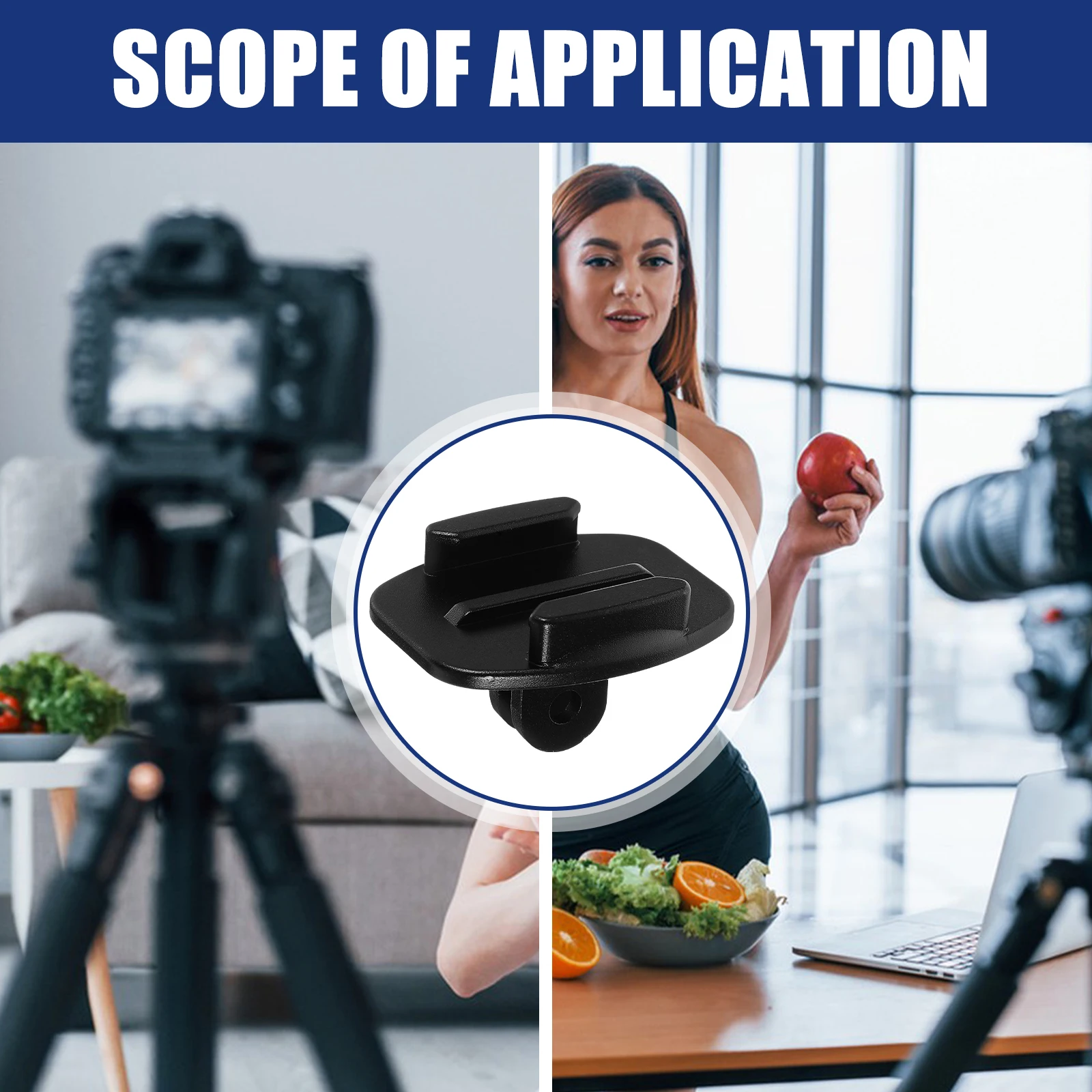 Camera Mount Action Adapter Tripod Adaptor Plate Black Aluminum Alloy Mounting Bracket
Camera Mount Action Adapter Tripod Adaptor Plate Black Aluminum Alloy Mounting Bracket