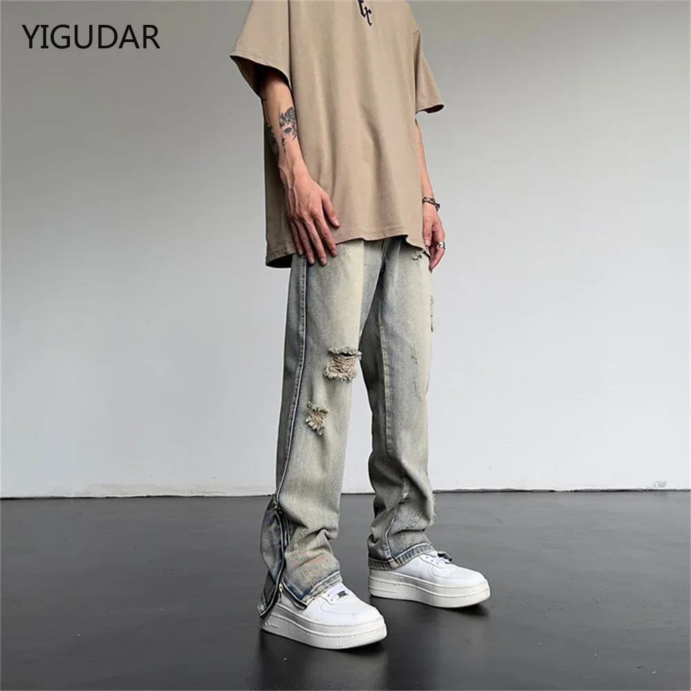 Wide Leg Cargo Pants 2025 Streetwear Baggy Jeans New Spring Autumn Men jeans Ripped Loose Straight Male Brand Clothing blue
Wide Leg Cargo Pants 2025 Streetwear Baggy Jeans New Spring Autumn Men jeans Ripped Loose Straight Male Brand Clothing blue