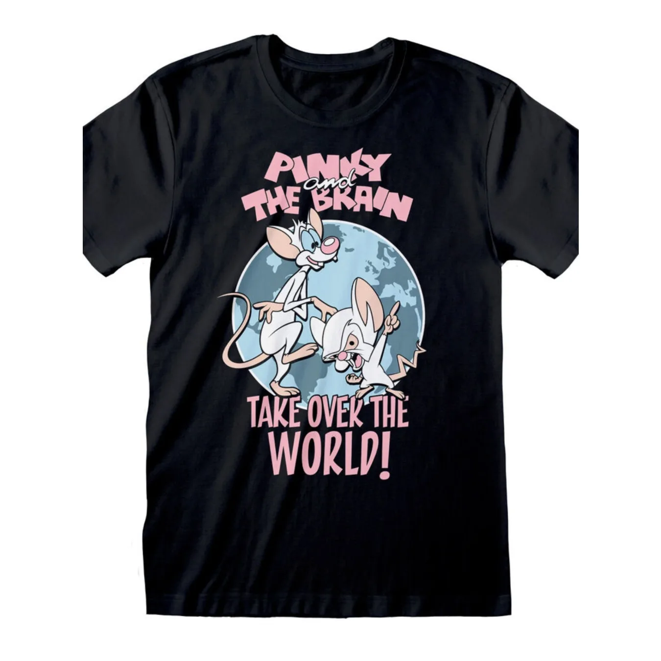Authentic Animaniacs Pinky and The Brain Graphic T-Shirt Officially Licensed Comfortable Black Color Fun
Authentic Animaniacs Pinky and The Brain Graphic T-Shirt Officially Licensed Comfortable Black Color Fun