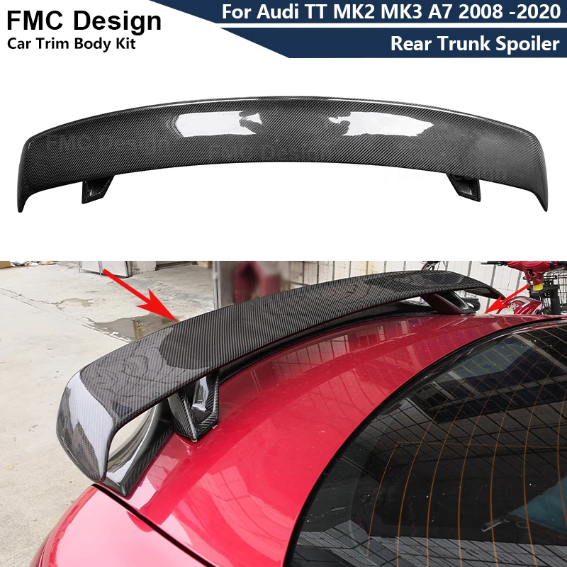 Carbon Fiber Car Rear Trunk Spoiler Rear Wing Tail Wing Parts For Audi TT MK2 MK3 A3 A4 A5 S4 S5 R8 A7 2008 -2020
Carbon Fiber Car Rear Trunk Spoiler Rear Wing Tail Wing Parts For Audi TT MK2 MK3 A3 A4 A5 S4 S5 R8 A7 2008 -2020