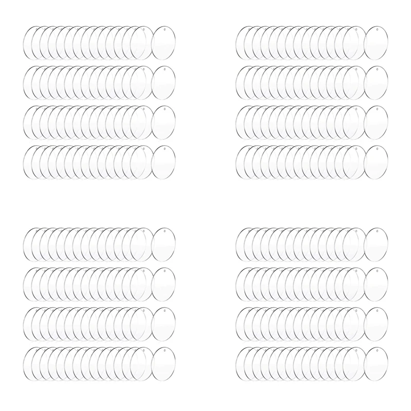 200 Pcs 3 Inch Acrylic Blanks With Hole Transparent Circle Ornament Clear Round Acrylic Christmas Ornament Blanks
200 Pcs 3 Inch Acrylic Blanks With Hole Transparent Circle Ornament Clear Round Acrylic Christmas Ornament Blanks