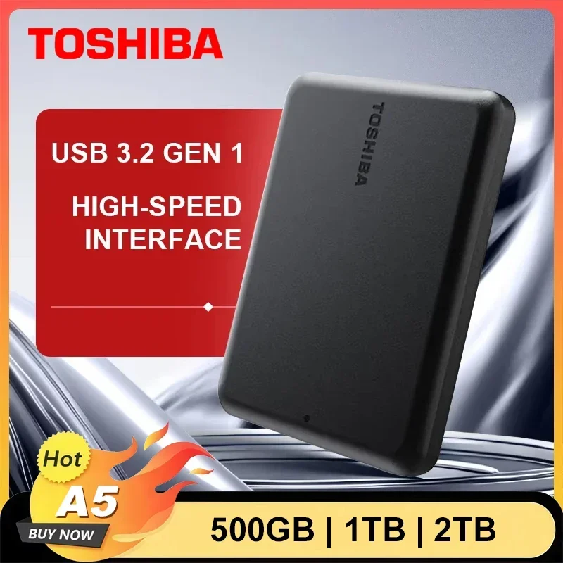 2026 New for Toshiba A5 Series Small Black Portable Hard Drive High-Speed USB 3.2 Gen1 500GB/1TB/2TB/4TB Compatible With Mac
2026 New for Toshiba A5 Series Small Black Portable Hard Drive High-Speed USB 3.2 Gen1 500GB/1TB/2TB/4TB Compatible With Mac