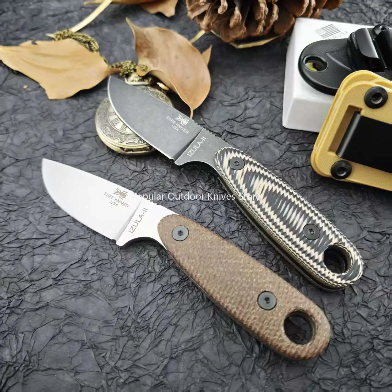 Ножи ES/E-Izula - ножи для выживания с фиксированным клинком, клинок из стали D2 высокой твердости, рукоять G10, прямой нож для исследования джунглей и активного отдыха, EDC
Ножи ES/E-Izula - ножи для выживания с фиксированным клинком, клинок из стали D2 высокой твердости, рукоять G10, прямой нож для исследования джунглей и активного отдыха, EDC