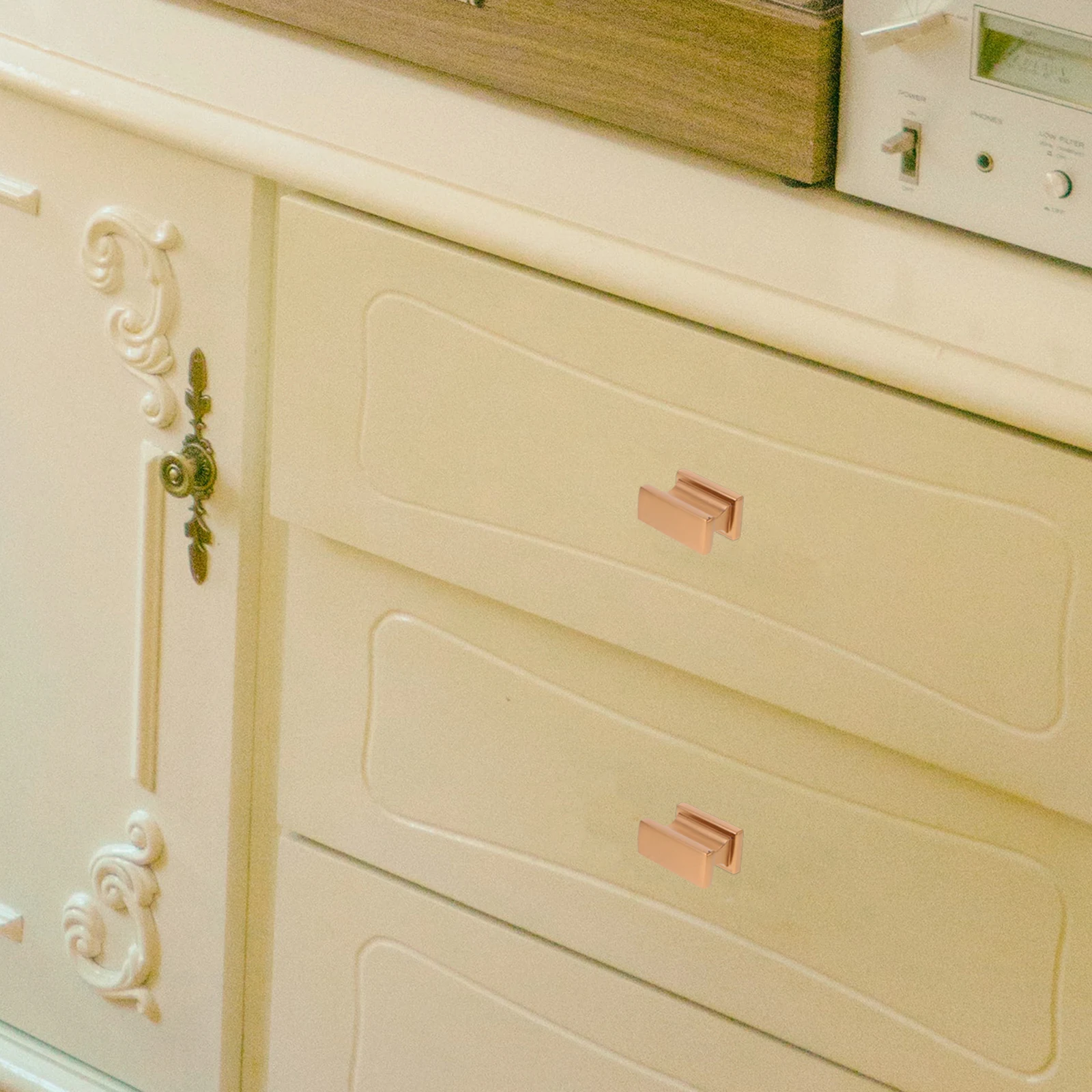 4 Pcs Square Thickened Kitchen Furniture Handles Zinc Alloy Cabinet Door Knobs Dresser Pulls Smooth Lightweight Easy Install
4 Pcs Square Thickened Kitchen Furniture Handles Zinc Alloy Cabinet Door Knobs Dresser Pulls Smooth Lightweight Easy Install