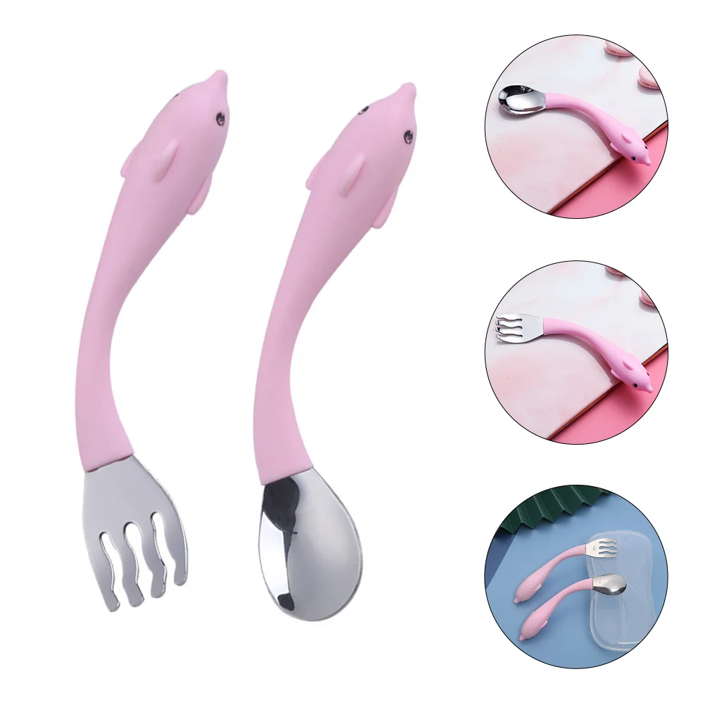 Children'S Cutlery Set Baby Training Tableware Stainless Steel Fork Spoons Wear-Resistant Short Handle Kids Eating Tools For
Children'S Cutlery Set Baby Training Tableware Stainless Steel Fork Spoons Wear-Resistant Short Handle Kids Eating Tools For
