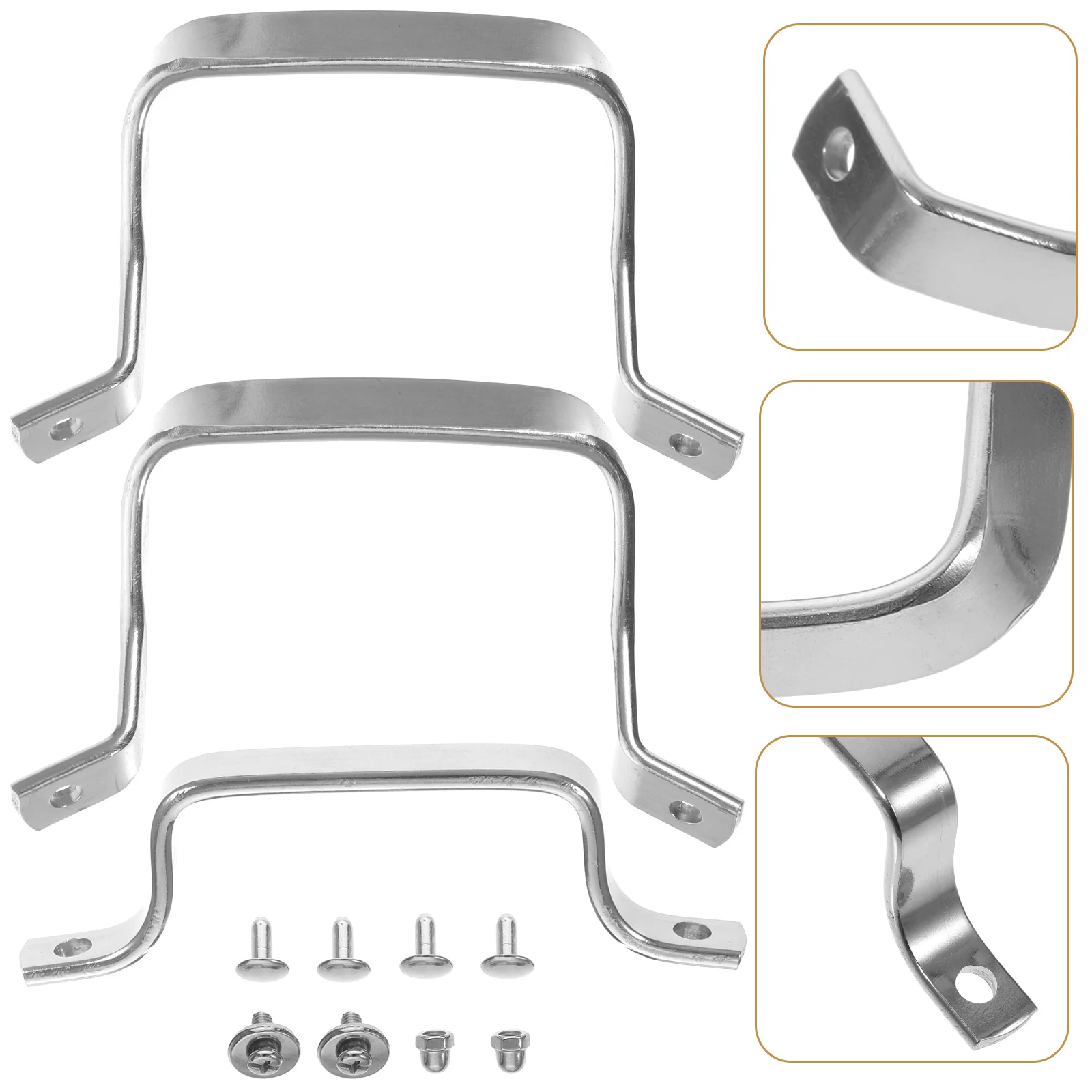 3PCS Stainless Steel Accessory Replacement for Pressure Cooker Stockpot Steamer Pot Side Handle Kitchen Utensil Handle Pot
3PCS Stainless Steel Accessory Replacement for Pressure Cooker Stockpot Steamer Pot Side Handle Kitchen Utensil Handle Pot