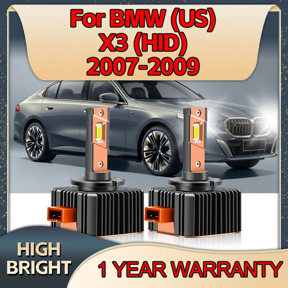2PCS D1S LED Headlight Bulbs 30000LM 6000K HID Replacement Lights 2Side Chip Car Lamp For BMW (US) X3 2007 2008 2009
2PCS D1S LED Headlight Bulbs 30000LM 6000K HID Replacement Lights 2Side Chip Car Lamp For BMW (US) X3 2007 2008 2009