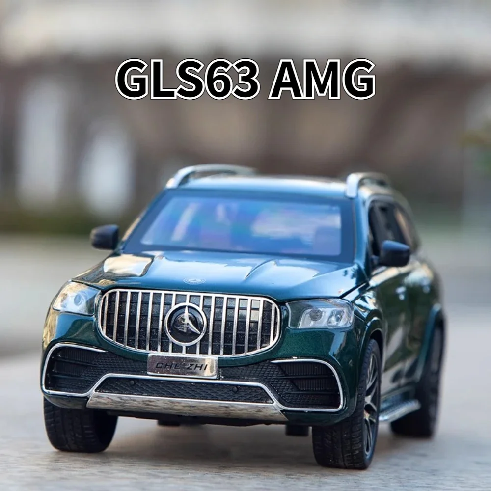 Коллекция 1/24 года, GLS63 AMG масштаб, литая игрушка из сплава, модель автомобиля, искусственная игрушка, внедорожник, задний звук, искусственные игрушки для детей
Коллекция 1/24 года, GLS63 AMG масштаб, литая игрушка из сплава, модель автомобиля, искусственная игрушка, внедорожник, задний звук, искусственные игрушки для детей