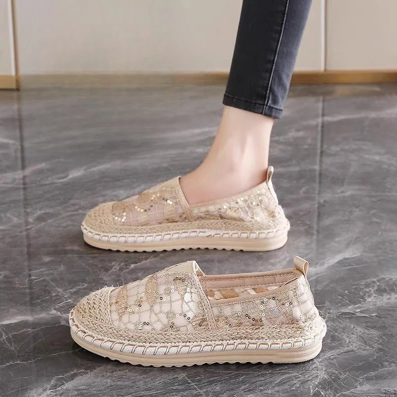 Women Summer 2026 New Fisherman Shoes Mesh Breathable Canvas Slip on Flats Soft Sole Casual Loafers
Women Summer 2026 New Fisherman Shoes Mesh Breathable Canvas Slip on Flats Soft Sole Casual Loafers