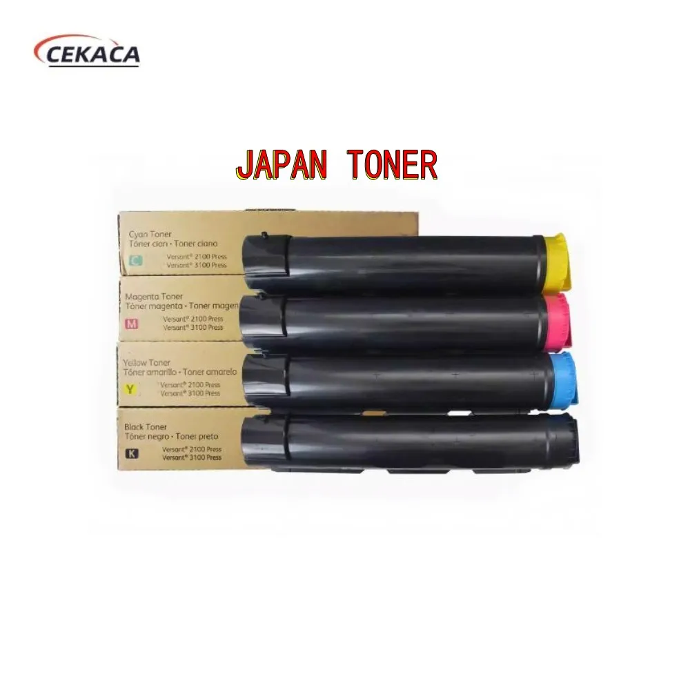 Japan Toner For Xerox Versant 2100 3100 V2100 V3100 006R01634 006R01635 006R01636 006R01637 Toner Cartridge
Japan Toner For Xerox Versant 2100 3100 V2100 V3100 006R01634 006R01635 006R01636 006R01637 Toner Cartridge