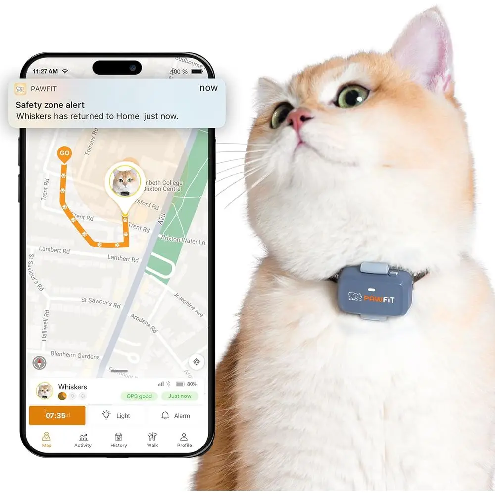 Ultra-Lightweight 4G GPS Tracker for Cats | Compact Design | Real-Time Tracking | Activity & Location History | Safety Collar |
Ultra-Lightweight 4G GPS Tracker for Cats | Compact Design | Real-Time Tracking | Activity & Location History | Safety Collar |