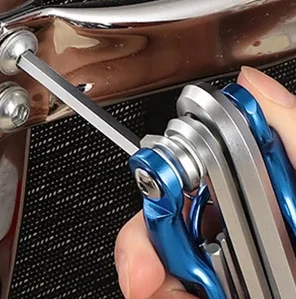 Складной портативный набор шестигранных ключей, металлический метрический шестигранный ключ, шестигранная отвертка, гаечные ключи, ручной инструмент, инструменты для ремонта
Складной портативный набор шестигранных ключей, металлический метрический шестигранный ключ, шестигранная отвертка, гаечные ключи, ручной инструмент, инструменты для ремонта