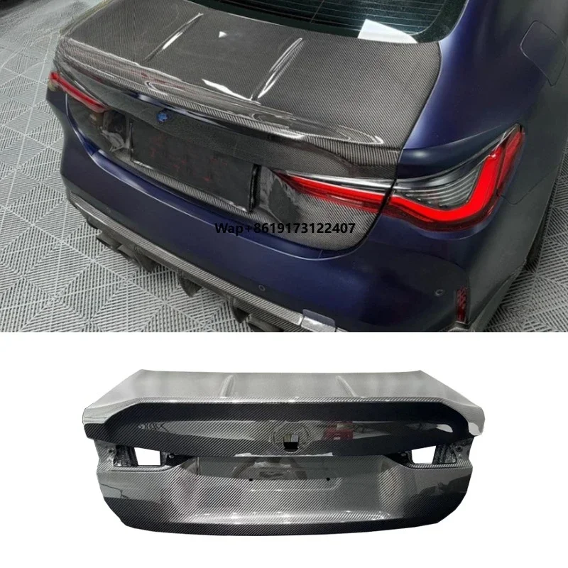 High Quality Dry Carbon for M3 M4 G80 G82 G83 Fiber Rear Trunk Fit CSL Style Trunk Boot Lid Rear Deck Boot Lid Cover Hood
High Quality Dry Carbon for M3 M4 G80 G82 G83 Fiber Rear Trunk Fit CSL Style Trunk Boot Lid Rear Deck Boot Lid Cover Hood