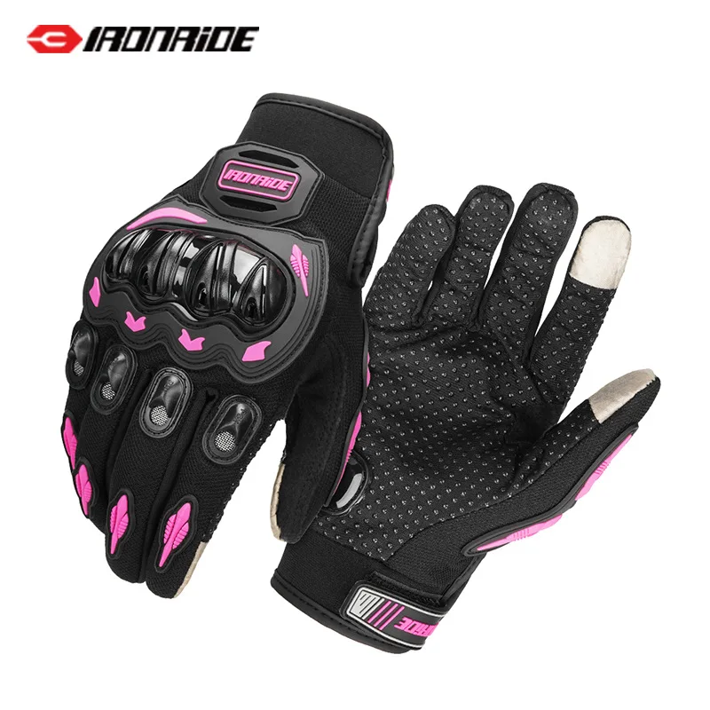 Men's and women's summer motorcycle riding gloves with mesh breathable protection for hand parts
Men's and women's summer motorcycle riding gloves with mesh breathable protection for hand parts