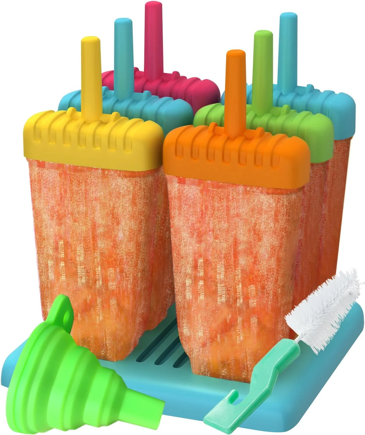 6 Cells Ice Cream Mold Plastic Popsicle Mold Summer Kitchen Tools Freezer Homemade Ice Cream Popsicle Molds DIY Dessert Mold
6 Cells Ice Cream Mold Plastic Popsicle Mold Summer Kitchen Tools Freezer Homemade Ice Cream Popsicle Molds DIY Dessert Mold