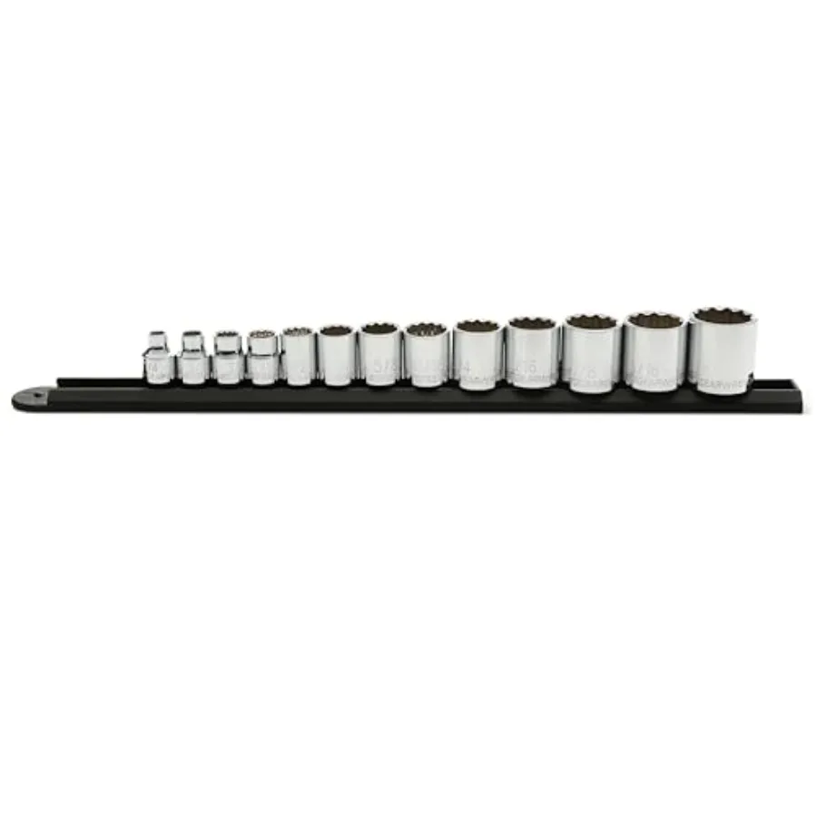13 Pc. 3/8" Drive 12 Pt. Standard Socket Set, SAE - 80561
13 Pc. 3/8" Drive 12 Pt. Standard Socket Set, SAE - 80561