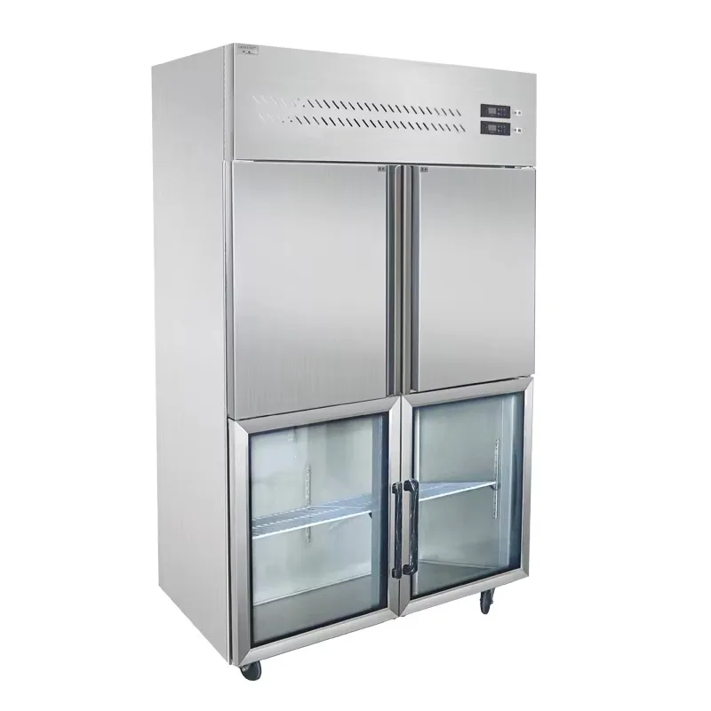 Commercial Refrigerator and Freezer Stainless Steel 6 Door Refrigerator Upright Freezer
Commercial Refrigerator and Freezer Stainless Steel 6 Door Refrigerator Upright Freezer