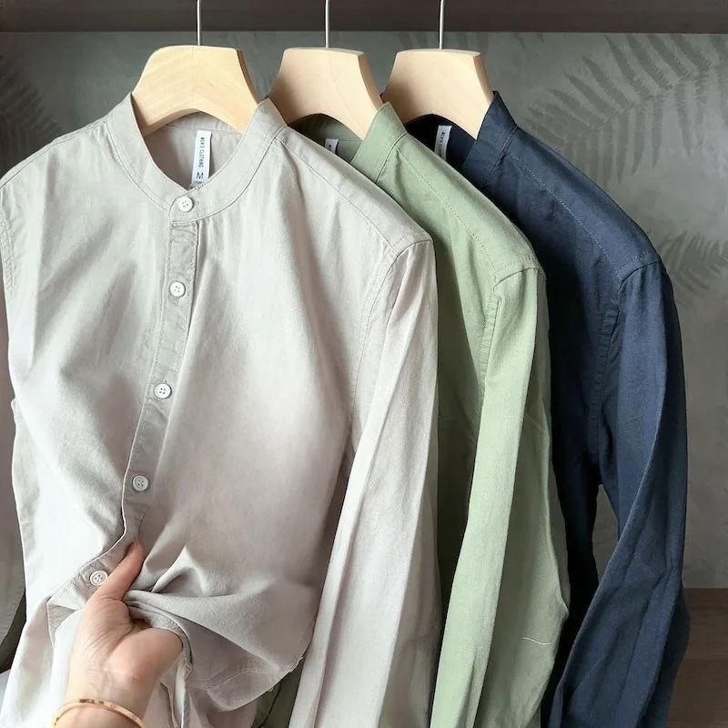 Cotton Linen Men's Business Casual Collar Long Sleeve Shirt Comfortable Breathable Artistic Feel Loose Fit Summer Thin Cotton...
Cotton Linen Men's Business Casual Collar Long Sleeve Shirt Comfortable Breathable Artistic Feel Loose Fit Summer Thin Cotton...