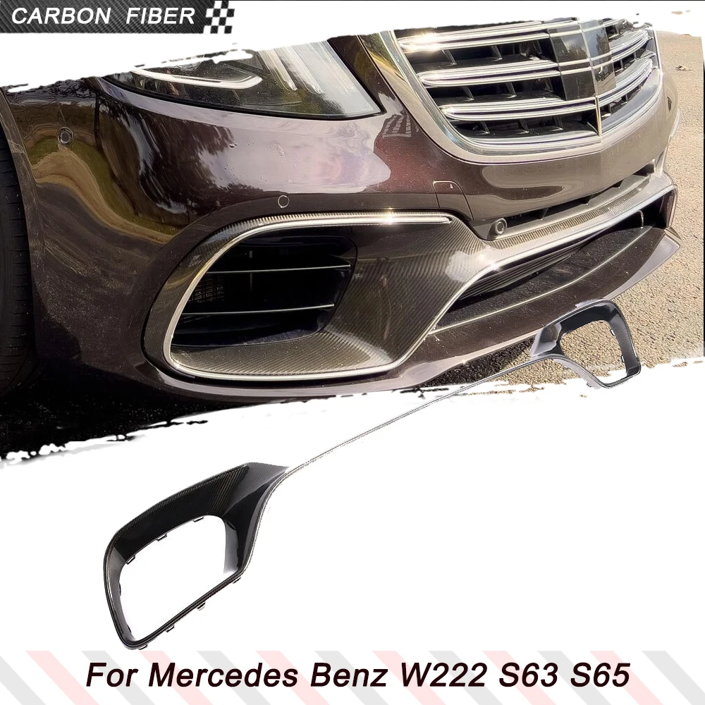 For Mercedes Benz S Class W222 S63 S65 AMG Sedan 2018 2019 Carbon Fiber Front Lip Chin Spoiler Guard Front Vent Decoration
For Mercedes Benz S Class W222 S63 S65 AMG Sedan 2018 2019 Carbon Fiber Front Lip Chin Spoiler Guard Front Vent Decoration