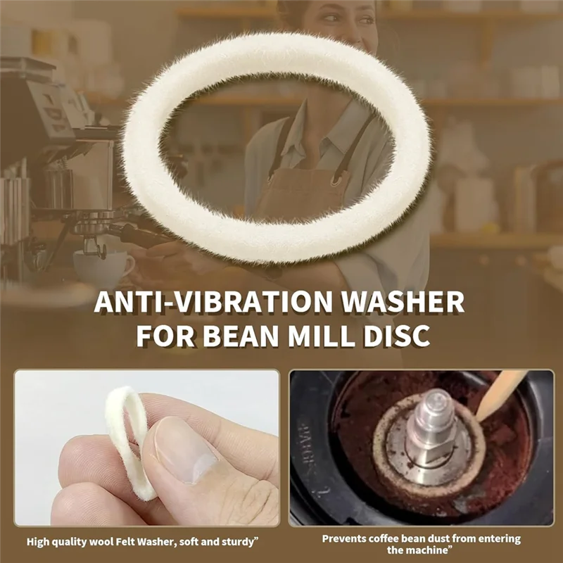 ABEZ 6Pcs Felt Washer Replacement For Espresso Machine Grinders-Compatible With BES870, BES878, BES880, BES980, BCG820 Models
ABEZ 6Pcs Felt Washer Replacement For Espresso Machine Grinders-Compatible With BES870, BES878, BES880, BES980, BCG820 Models