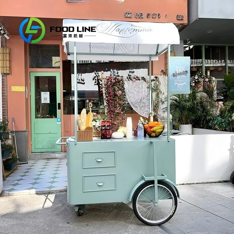 Customized Colorful Street Mobile Food Cart Fast Food Trailer Coffee Bike Vending Cart for Commercial Snack Business
Customized Colorful Street Mobile Food Cart Fast Food Trailer Coffee Bike Vending Cart for Commercial Snack Business