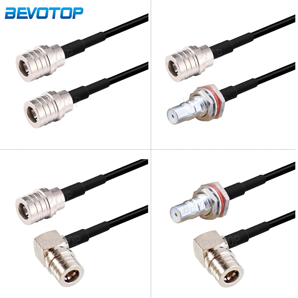 1Pcs QMA Male Plug to QMA Female Bulkhead Connector 50 Ohm Low Loss RG174 RF Coaxial Extension Jumper Pigtail Cord 10cm-20m
1Pcs QMA Male Plug to QMA Female Bulkhead Connector 50 Ohm Low Loss RG174 RF Coaxial Extension Jumper Pigtail Cord 10cm-20m