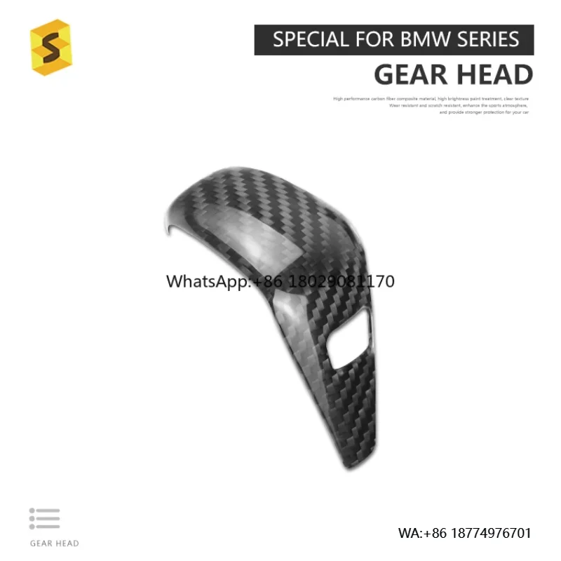 Real Carbon Fiber Car Interior Decoration Accsori Gear Knob Cover For BMW G20 New 3 Seri 2020 2021 2022
Real Carbon Fiber Car Interior Decoration Accsori Gear Knob Cover For BMW G20 New 3 Seri 2020 2021 2022