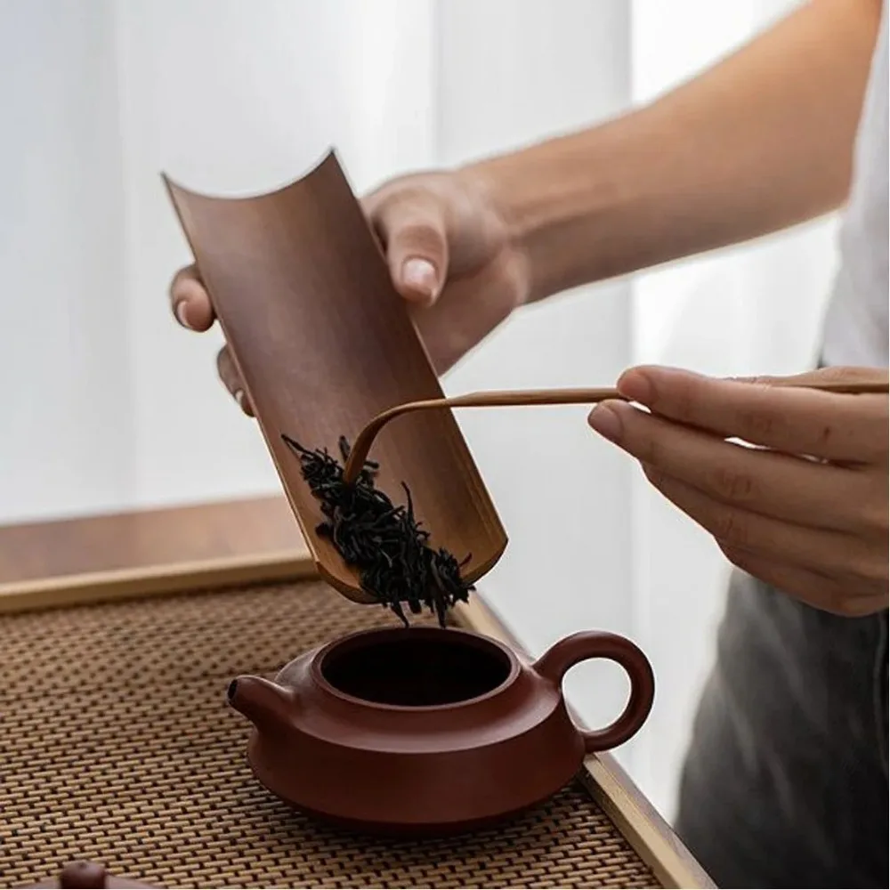 Vintage Handmade Natural Bamboo Tea Scoop High Quality Chinese Style Kung Fu Tea Set Chahe Cha Ze Tea Needle Tea Ceremony
Vintage Handmade Natural Bamboo Tea Scoop High Quality Chinese Style Kung Fu Tea Set Chahe Cha Ze Tea Needle Tea Ceremony