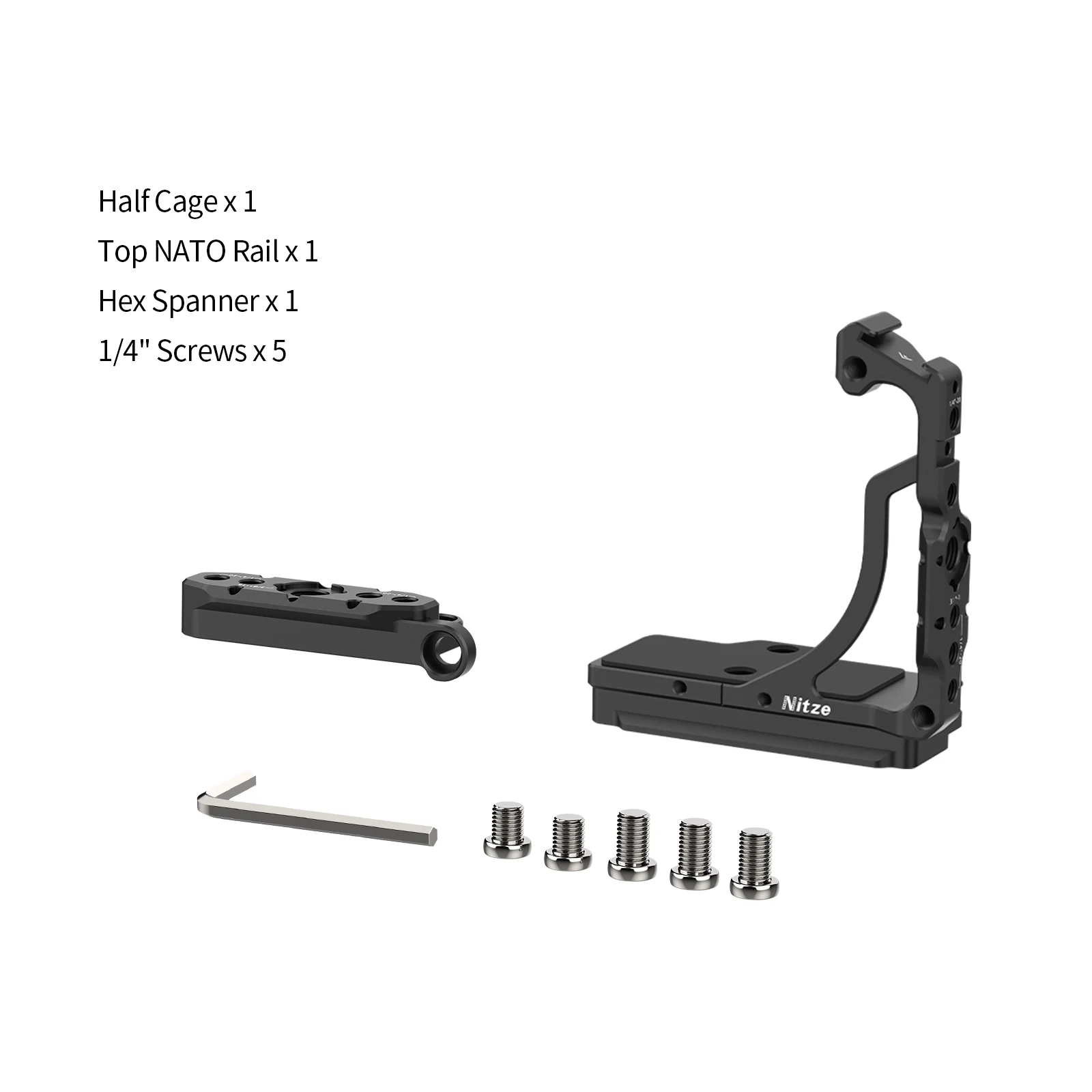 Nitze FX2 Half Cage With Top NATO Rail for Sony FX2 Camera-T-S18A
Nitze FX2 Half Cage With Top NATO Rail for Sony FX2 Camera-T-S18A