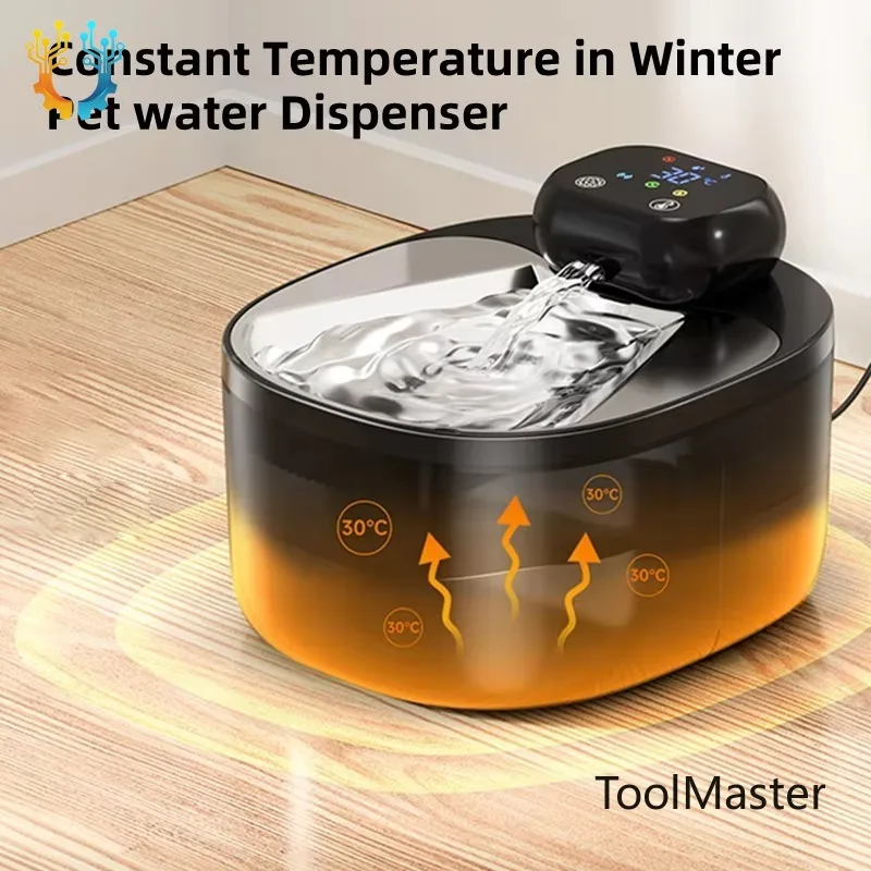 【2026】Winter Heating Cat Water Fountain Auto 3L Large Capacity Circulating Filter 3600mAh Mute Thermostatic Pet Water Dispenser
【2026】Winter Heating Cat Water Fountain Auto 3L Large Capacity Circulating Filter 3600mAh Mute Thermostatic Pet Water Dispenser