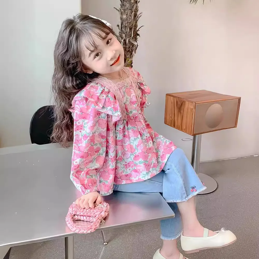 Girls' And Autumn 2024 New Fashionable Doll Baby Top Children's Long Sleeved Spring Shirts
Girls' And Autumn 2024 New Fashionable Doll Baby Top Children's Long Sleeved Spring Shirts
