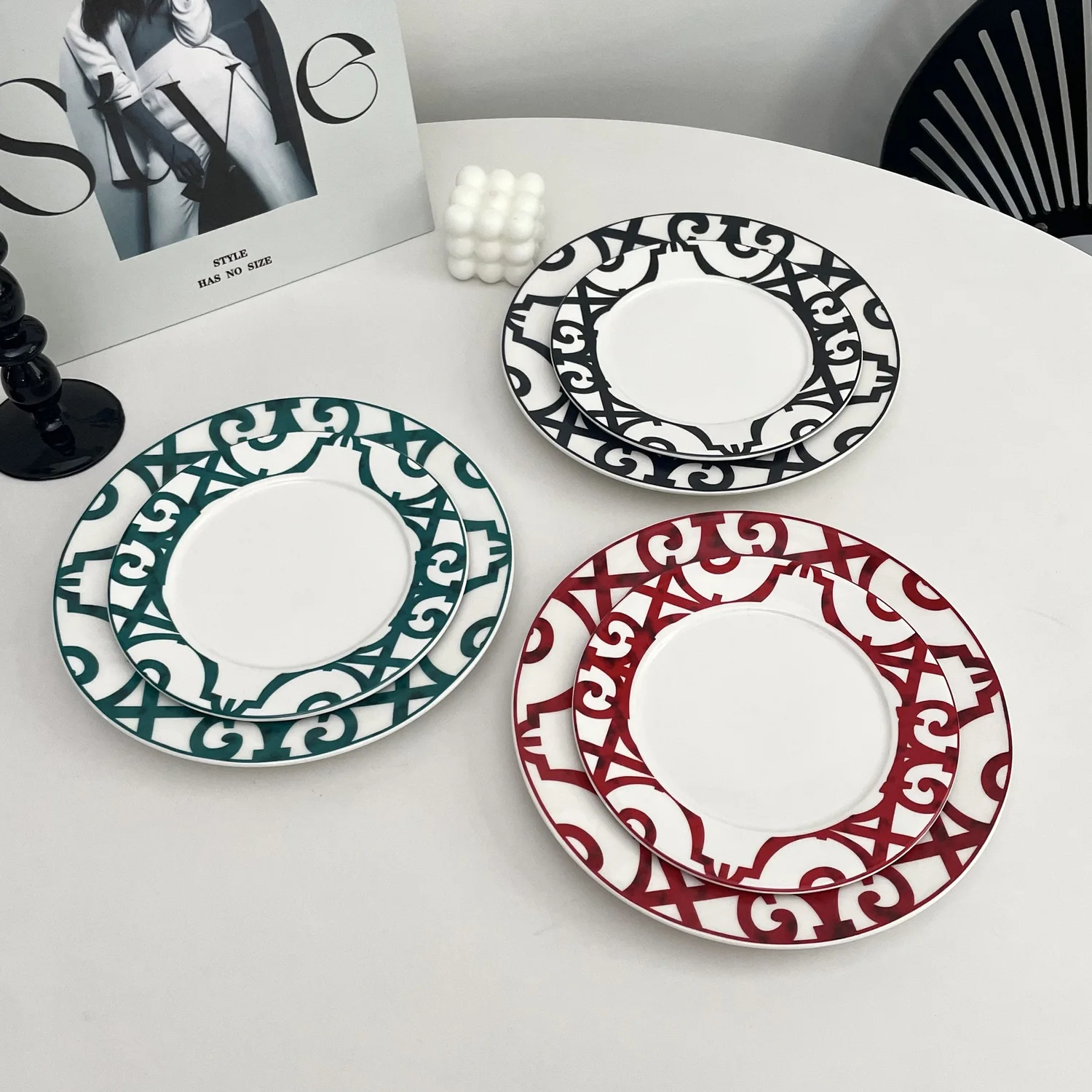 Italian Internet celebrity high value meal western food steak tray heart fruit tray bottom plate family
Italian Internet celebrity high value meal western food steak tray heart fruit tray bottom plate family