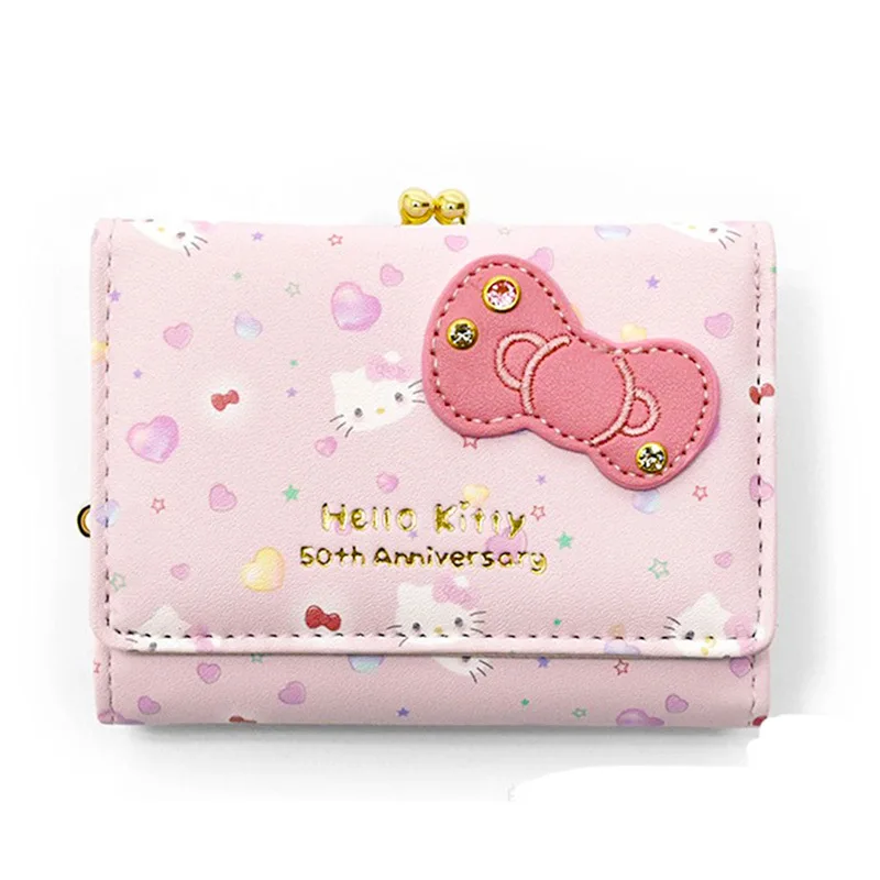 Милый тройной короткий кошелек с принтом Hello Kitty, женский кошелек с несколькими слотами для карт, держатель для карт, папка для денег для отдыха, сумка для банковских карт, кошелек для монет
Милый тройной короткий кошелек с принтом Hello Kitty, женский кошелек с несколькими слотами для карт, держатель для карт, папка для денег для отдыха, сумка для банковских карт, кошелек для монет