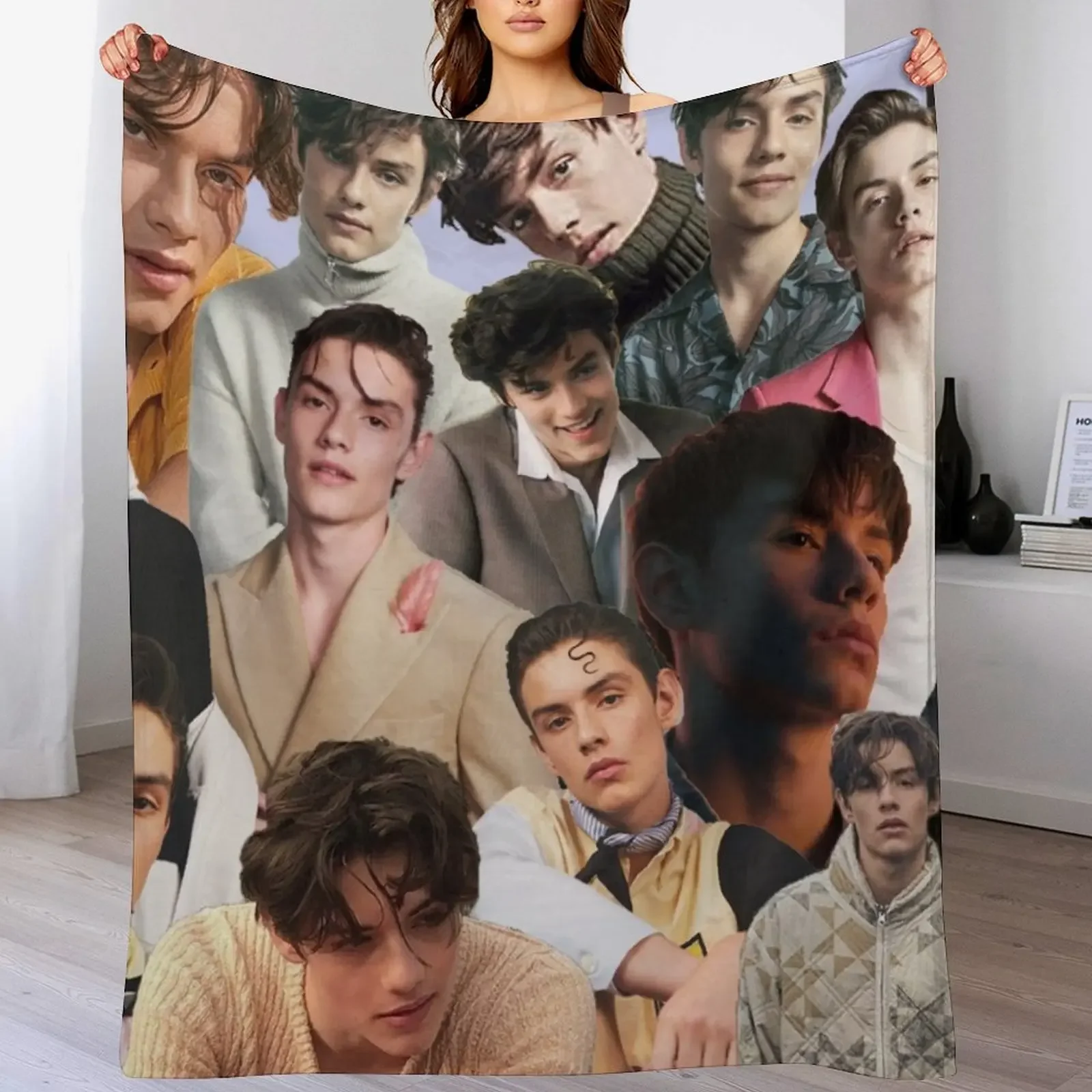 Louis Partridge Collage Throw Blanket Lightweight Warm Blanket for Travel Camping
Louis Partridge Collage Throw Blanket Lightweight Warm Blanket for Travel Camping
