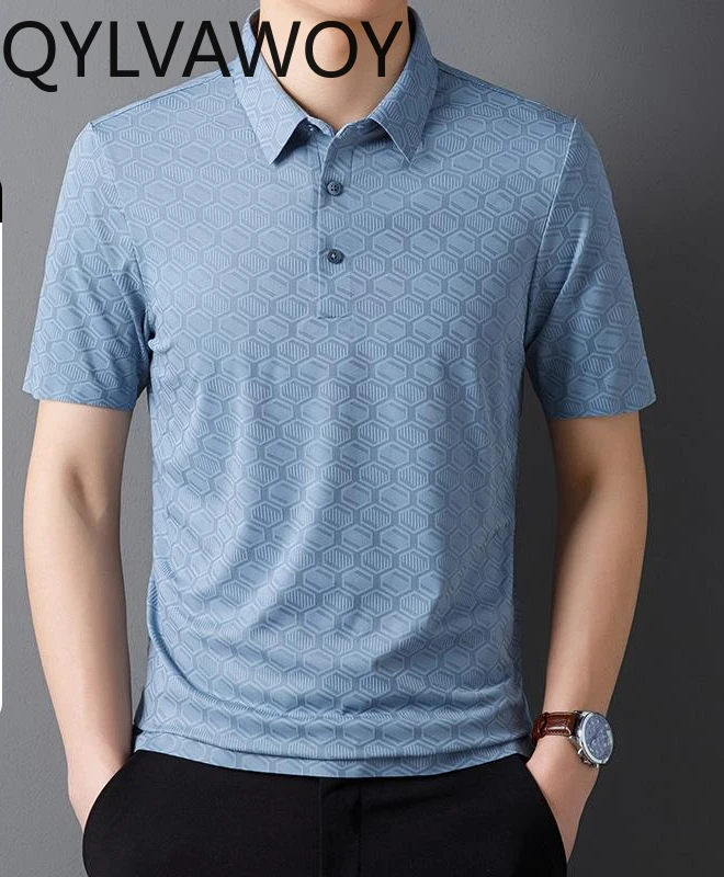 QYLVAWOY Men's Polo T-shirt New in Tops & Tees Summer Mens Clothes Fashion Tops Short Sleeved T-shirts for Men Business Casual
QYLVAWOY Men's Polo T-shirt New in Tops & Tees Summer Mens Clothes Fashion Tops Short Sleeved T-shirts for Men Business Casual