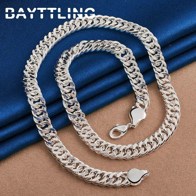 925 Sterling Silver 20/24 Inches 10MM Fine Snake Chain Hip Hop Necklace Men Women Fashion Charm Wedding Jewelry Engagement Party
925 Sterling Silver 20/24 Inches 10MM Fine Snake Chain Hip Hop Necklace Men Women Fashion Charm Wedding Jewelry Engagement Party