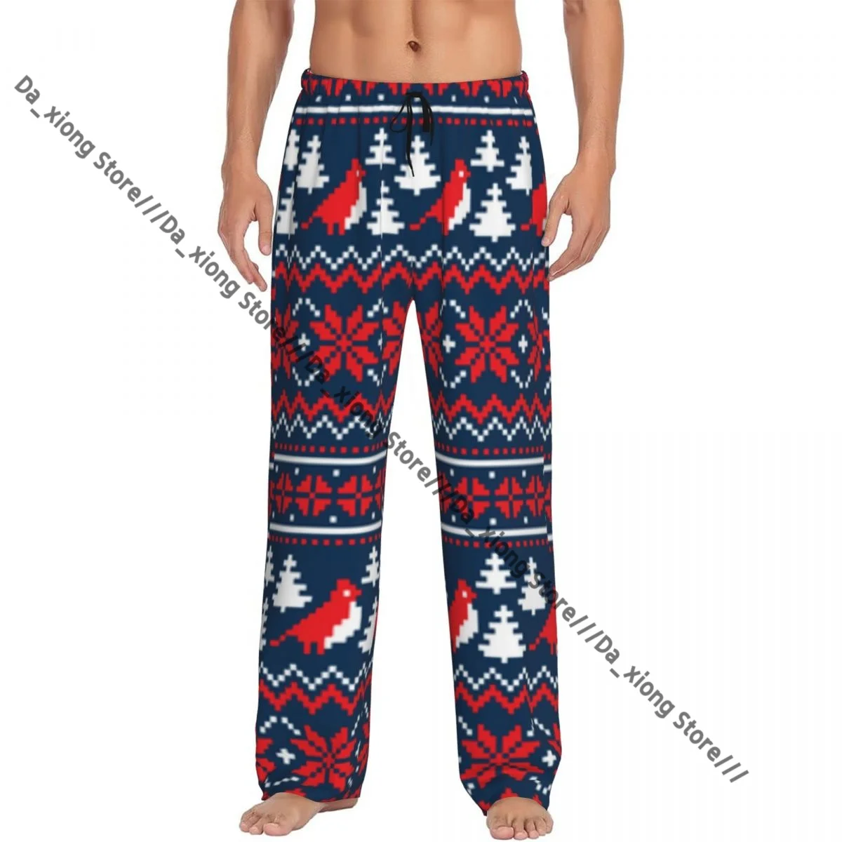 Men Sleep Bottoms Male Lounge Trousers Men's Knitted Christmas Pattern Pajama Pants
Men Sleep Bottoms Male Lounge Trousers Men's Knitted Christmas Pattern Pajama Pants