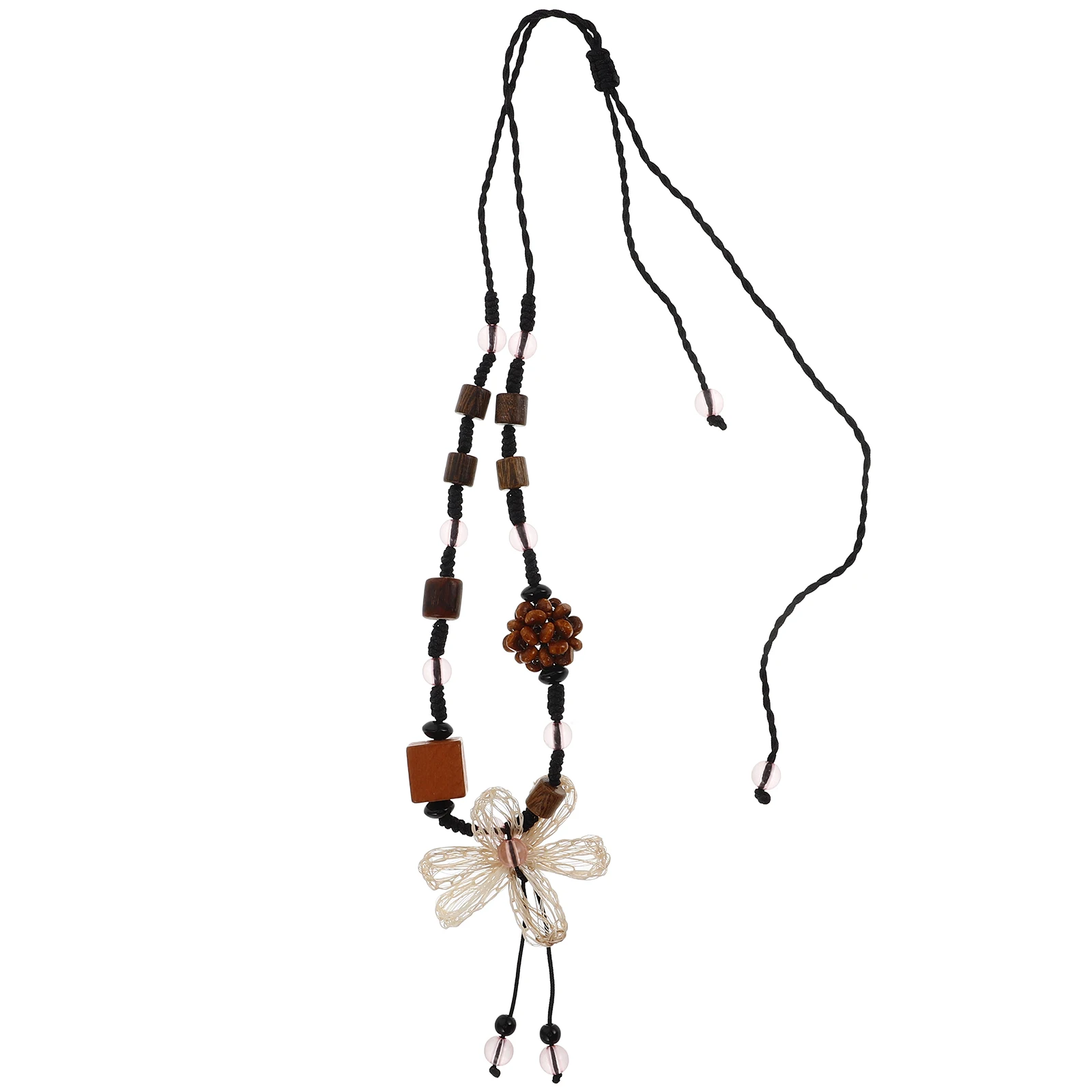 Wooden Flower Necklace For Women Vintage Boho Beaded Choker Collarbone Chain Woven Wood Jewelry Spring Autumn Fashion
Wooden Flower Necklace For Women Vintage Boho Beaded Choker Collarbone Chain Woven Wood Jewelry Spring Autumn Fashion