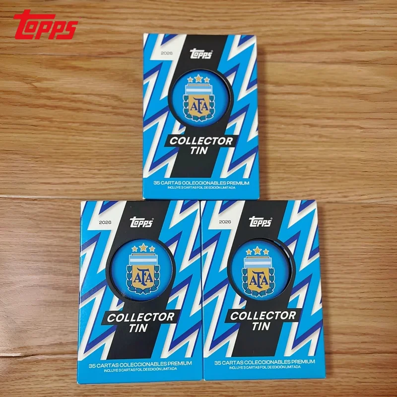 Topps Argentina 2025-26 Collector Trading Cards Football Star Collector Tin Premium Foil Birthday Gifts Desktop Decoration
Topps Argentina 2025-26 Collector Trading Cards Football Star Collector Tin Premium Foil Birthday Gifts Desktop Decoration