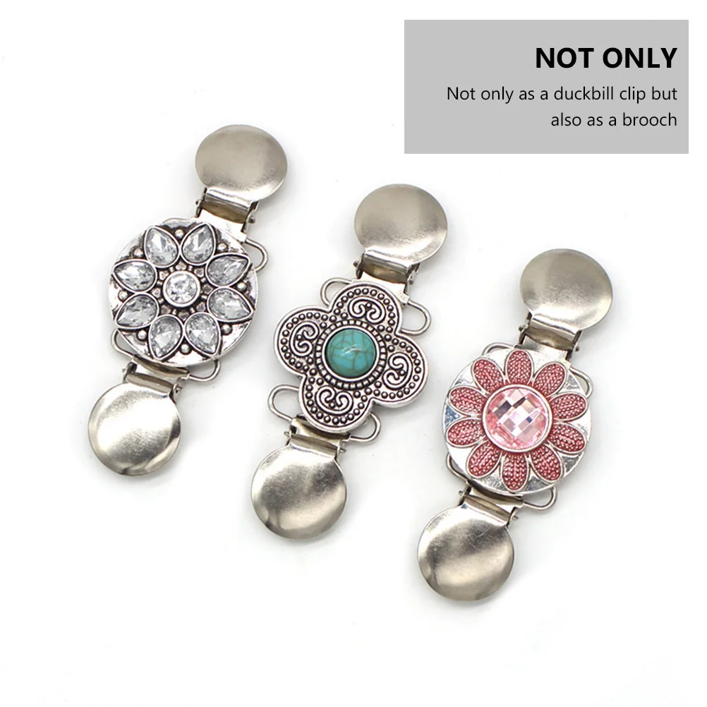 3 Pcs Brooch Clip Sweater Scarf Decoration Clothing Cinch Clips Woman Formal Wear Alloy Cardigan Pin Girls
3 Pcs Brooch Clip Sweater Scarf Decoration Clothing Cinch Clips Woman Formal Wear Alloy Cardigan Pin Girls