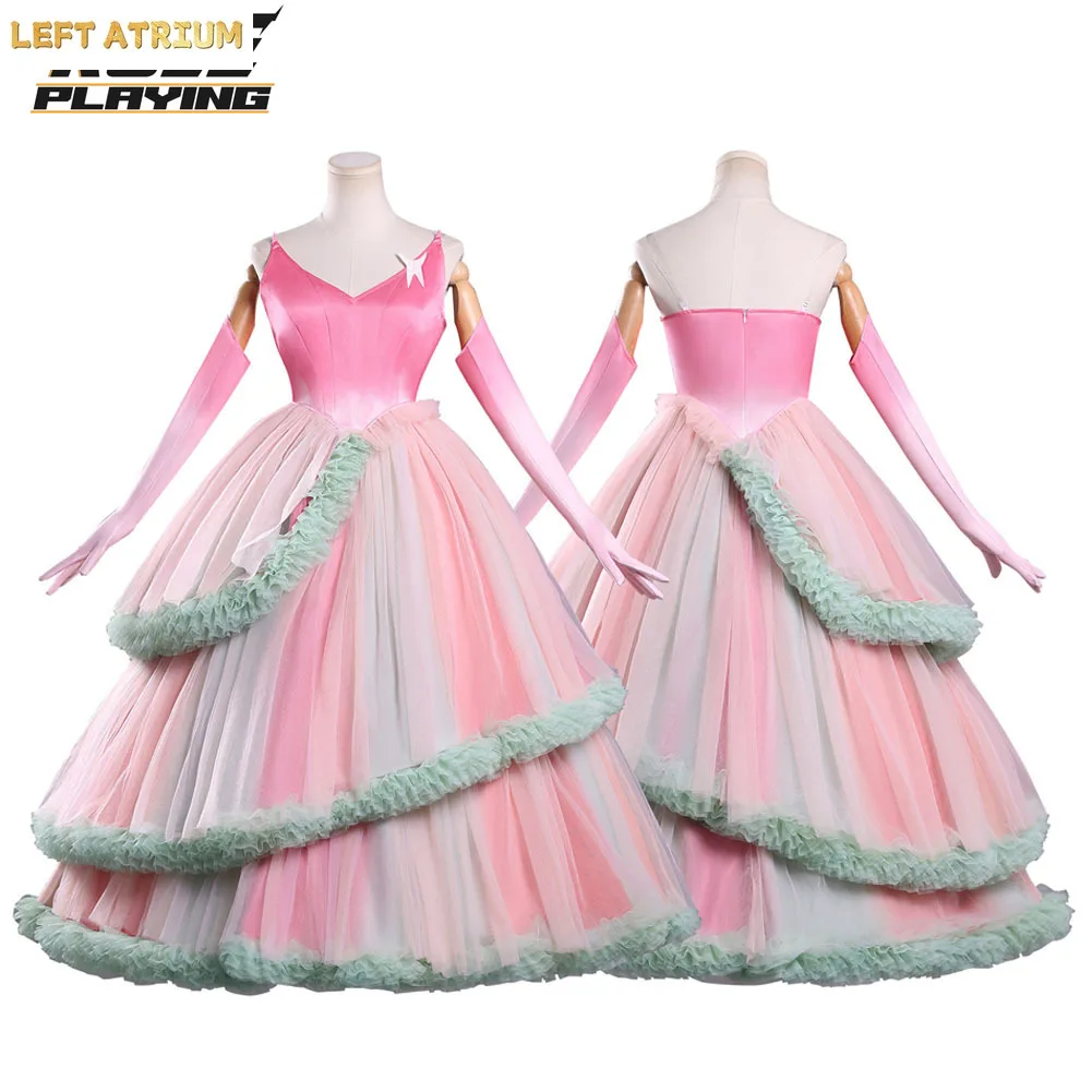 2025 Movie Wicked Glinda Cosplay Costume Women Pink Dress Gloves Disguise Clothing for Adult Fancy Outfits Halloween Party Suit
2025 Movie Wicked Glinda Cosplay Costume Women Pink Dress Gloves Disguise Clothing for Adult Fancy Outfits Halloween Party Suit