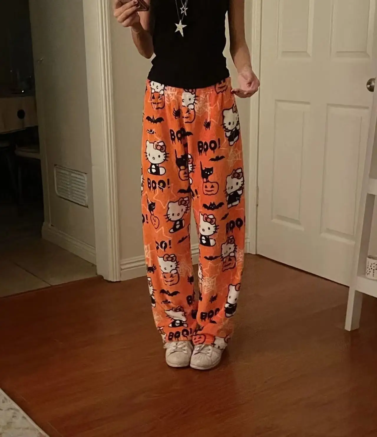 Cute pants Hello Kitty Pajama Pants Sanrio Anime Fleece Double Elastic Fabric Soft Trousers Women Trousers Cartoon Birthday Gift
Cute pants Hello Kitty Pajama Pants Sanrio Anime Fleece Double Elastic Fabric Soft Trousers Women Trousers Cartoon Birthday Gift