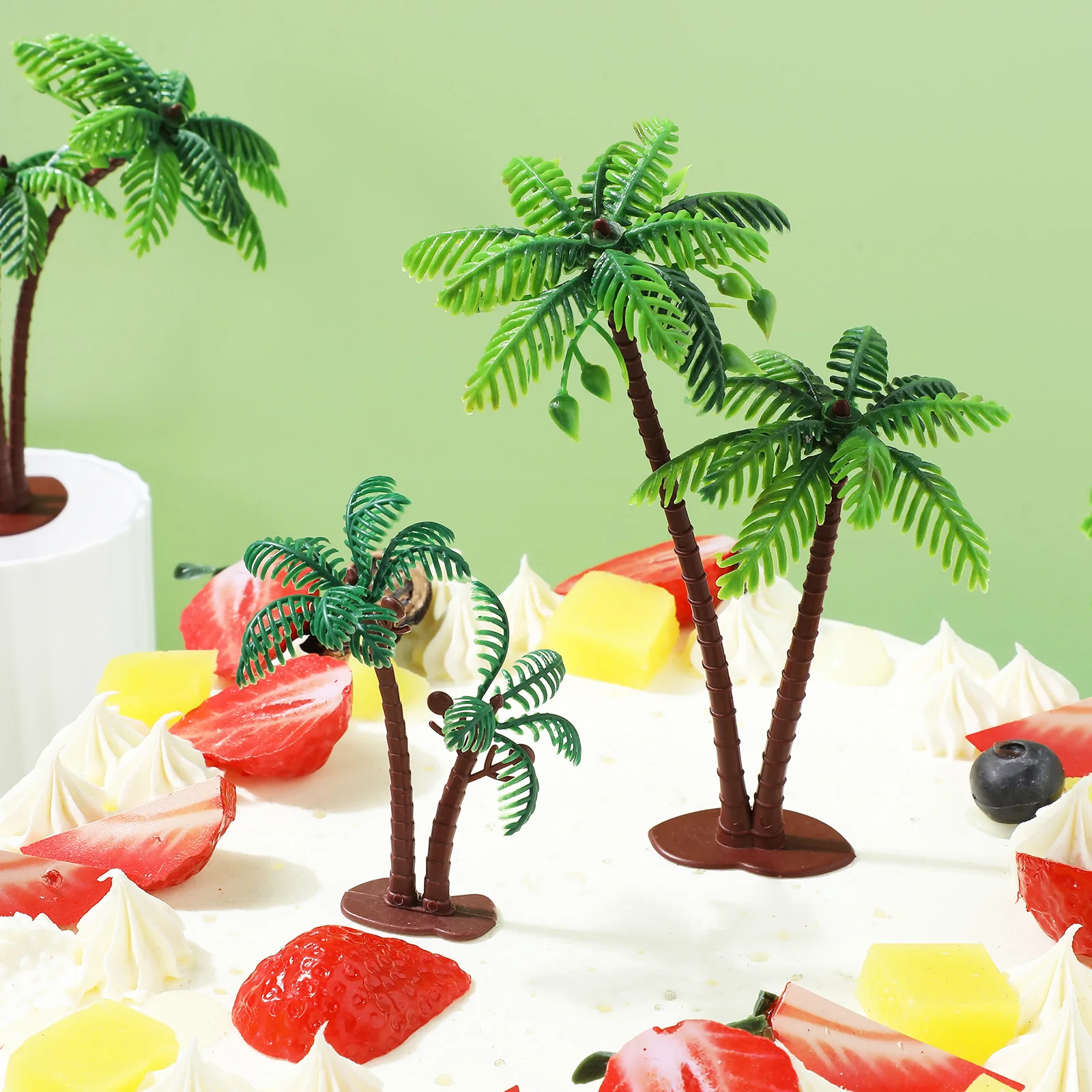 16 Pcs Coconut Cake Decoration Tree Charms Cupcakes Fake Coconuts Artificial Topper Tropical Cake Decor Birthday Party Favors
16 Pcs Coconut Cake Decoration Tree Charms Cupcakes Fake Coconuts Artificial Topper Tropical Cake Decor Birthday Party Favors